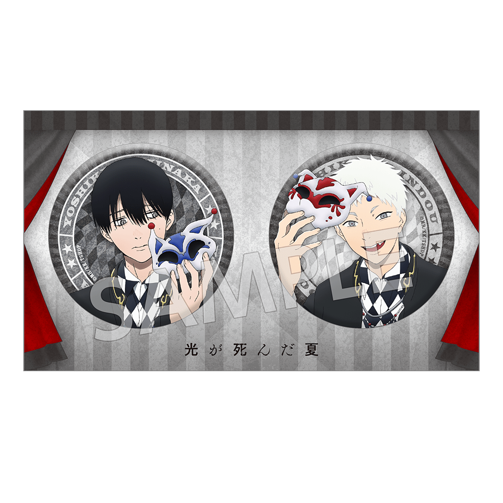 ひかなつ 原作イラスト ホログラム缶バッジ 缶バッジ 2点セット 新品未