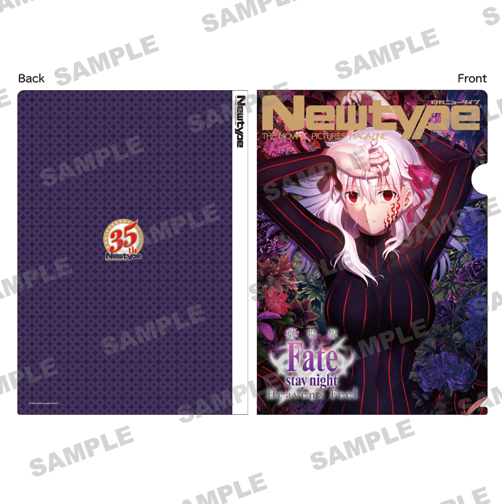 Newtype35周年記念 A4クリアファイル 劇場版「Fate/stay night