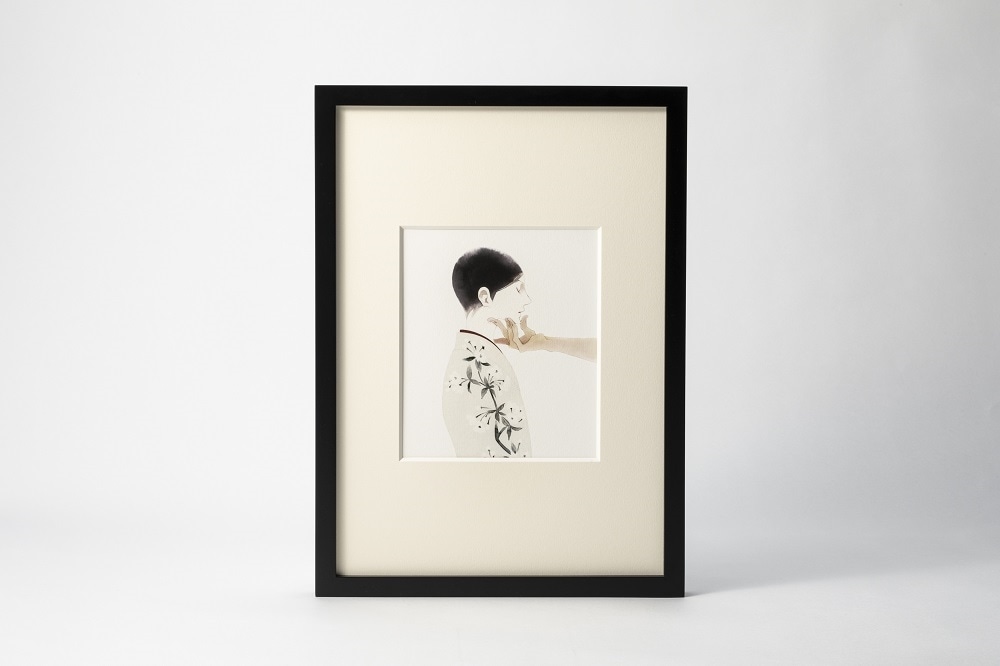 中村明日美子blanc原画展☆直筆サイン入り複製原画 キッズ佐条 中村