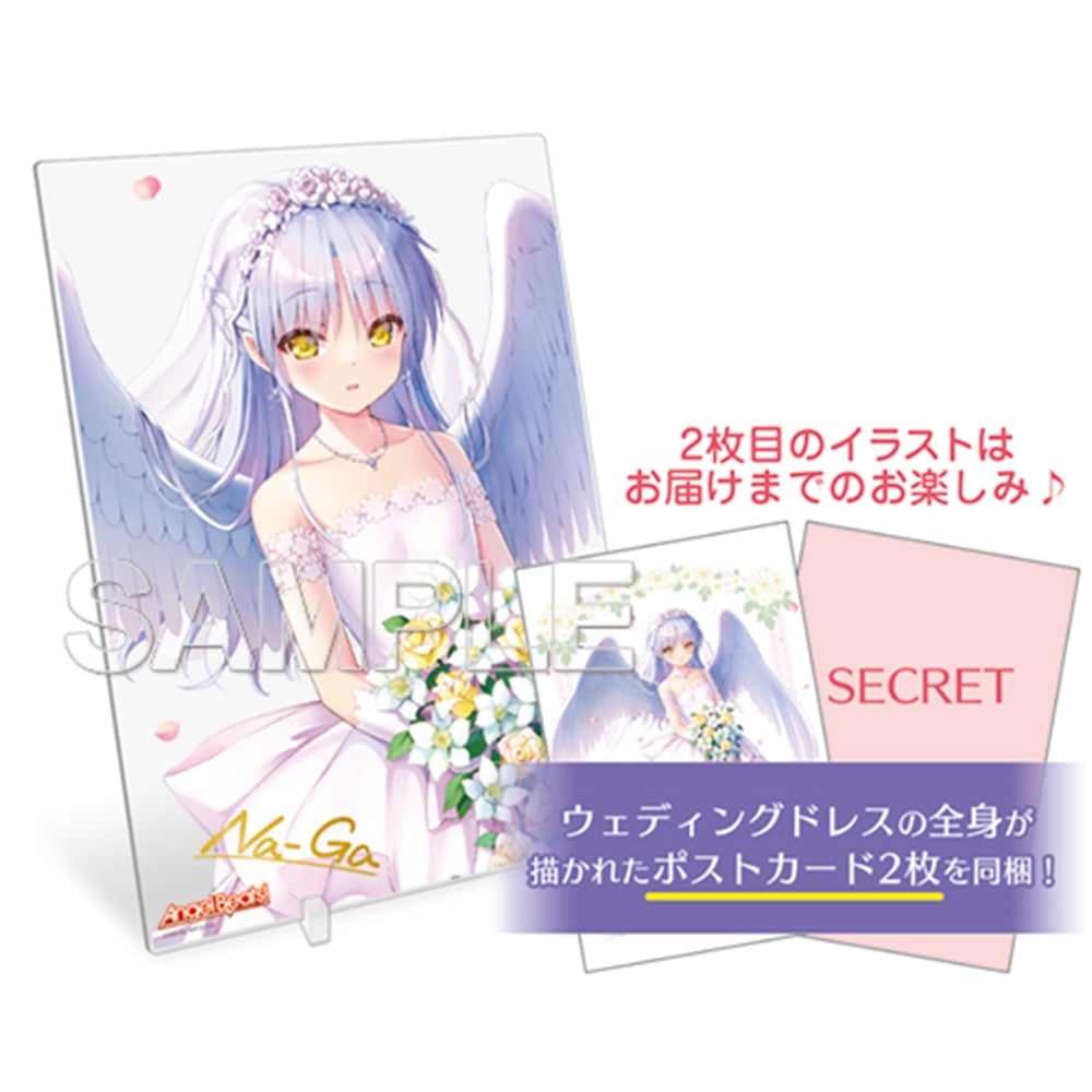 Angel Beats! Na-Ga サイン入りポスター 複製原画 Angel Beats! Na-Ga