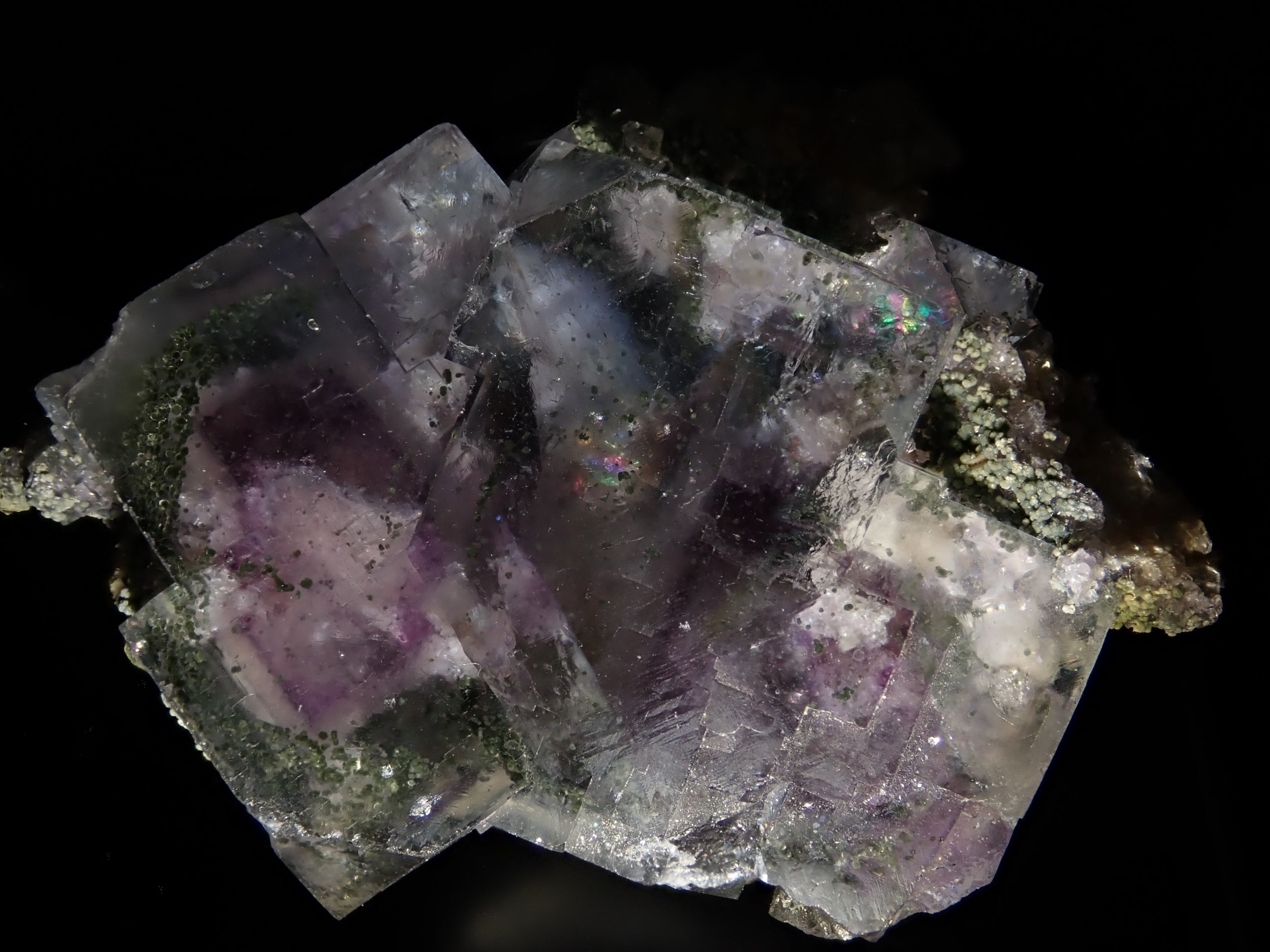 477 中国ヤオガンシャン産ポーセリンフローライト