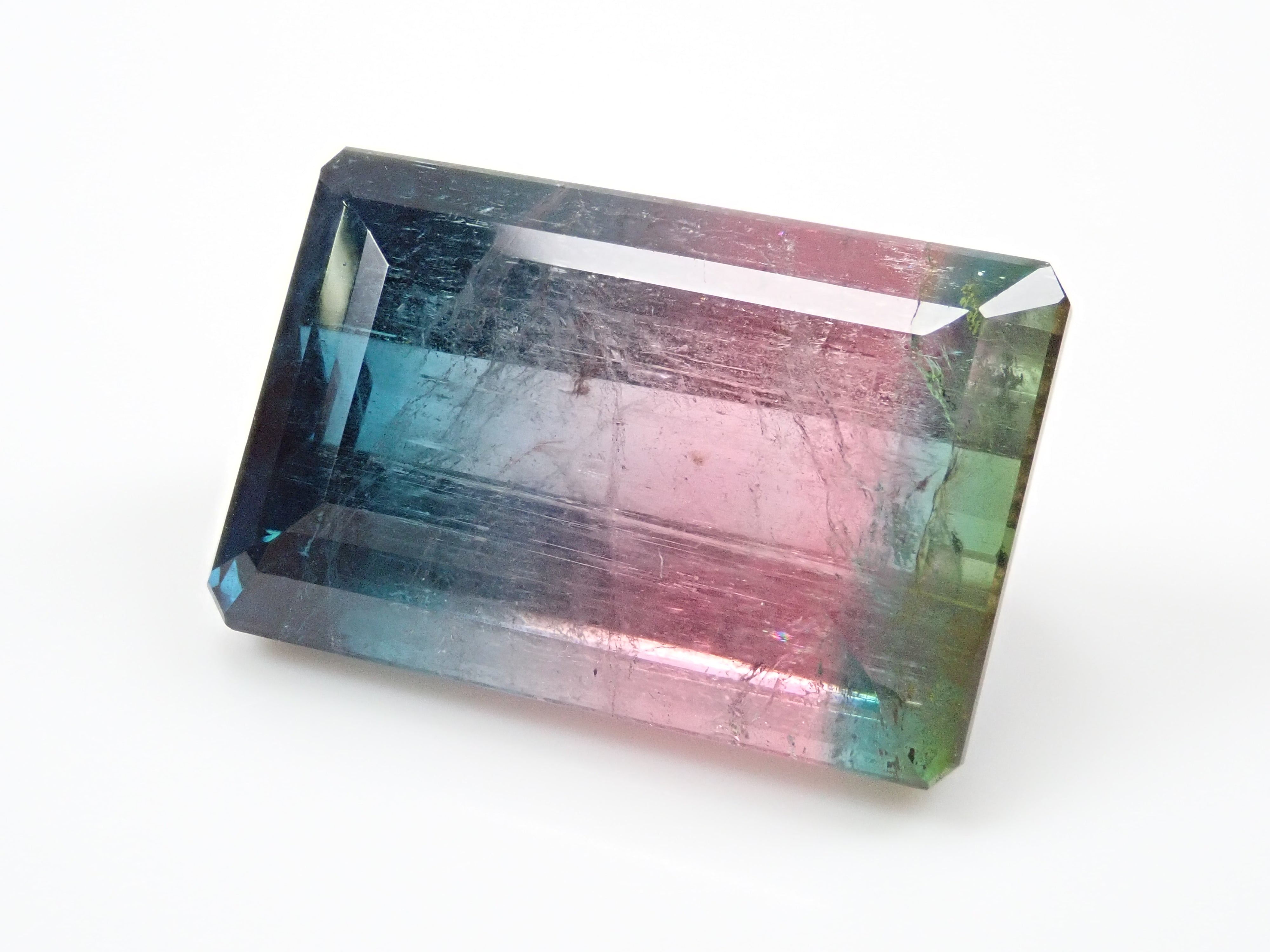 パーティカラートルマリン 40.970ctルース（4色）