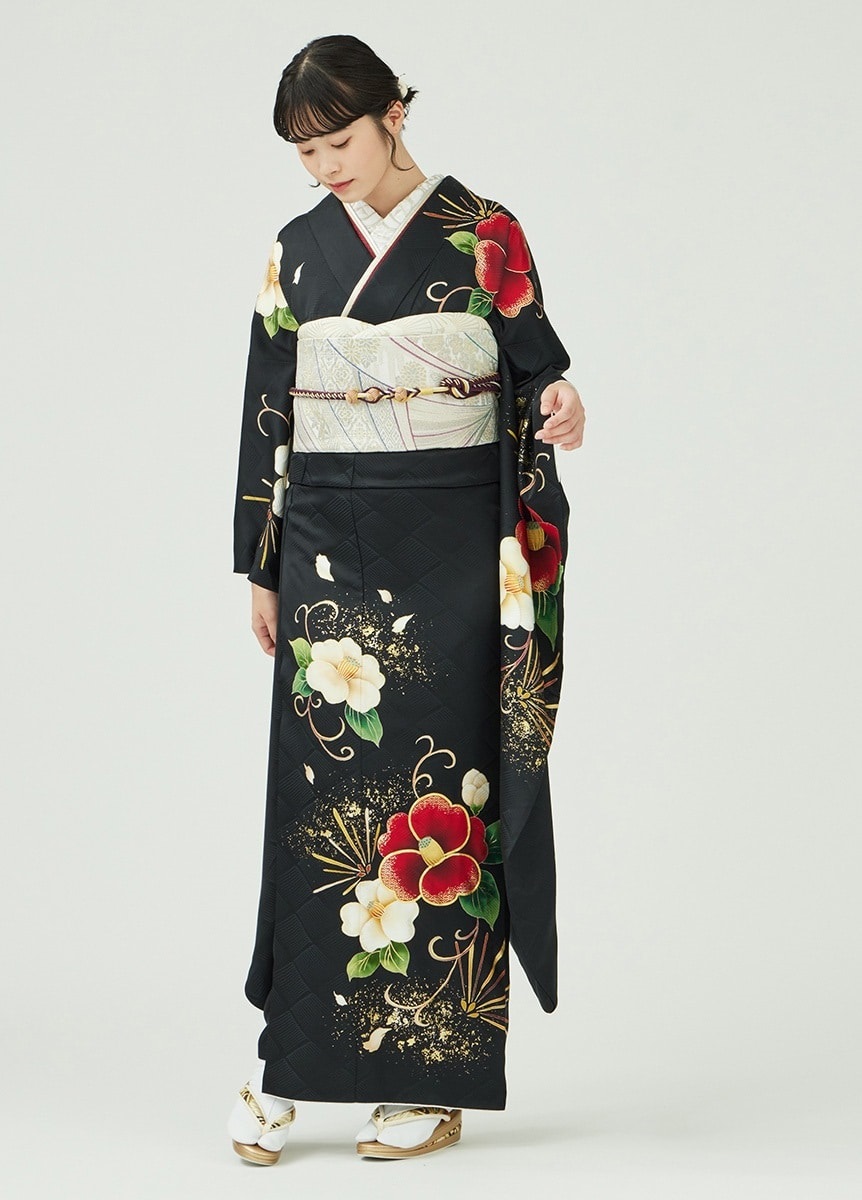 □即決可能!!値下げ交渉も可能!!□振袖用長襦袢□緑×