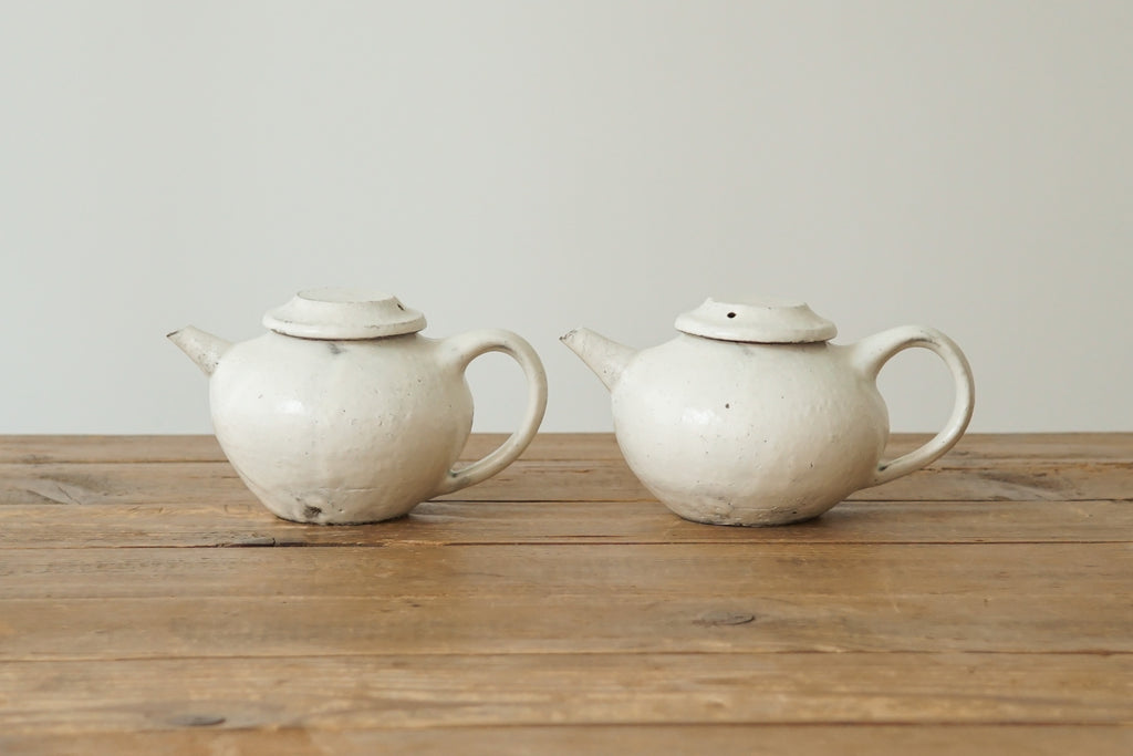 小山乃文彦 粉引 ポット ｜くらすこと公式オンラインストア