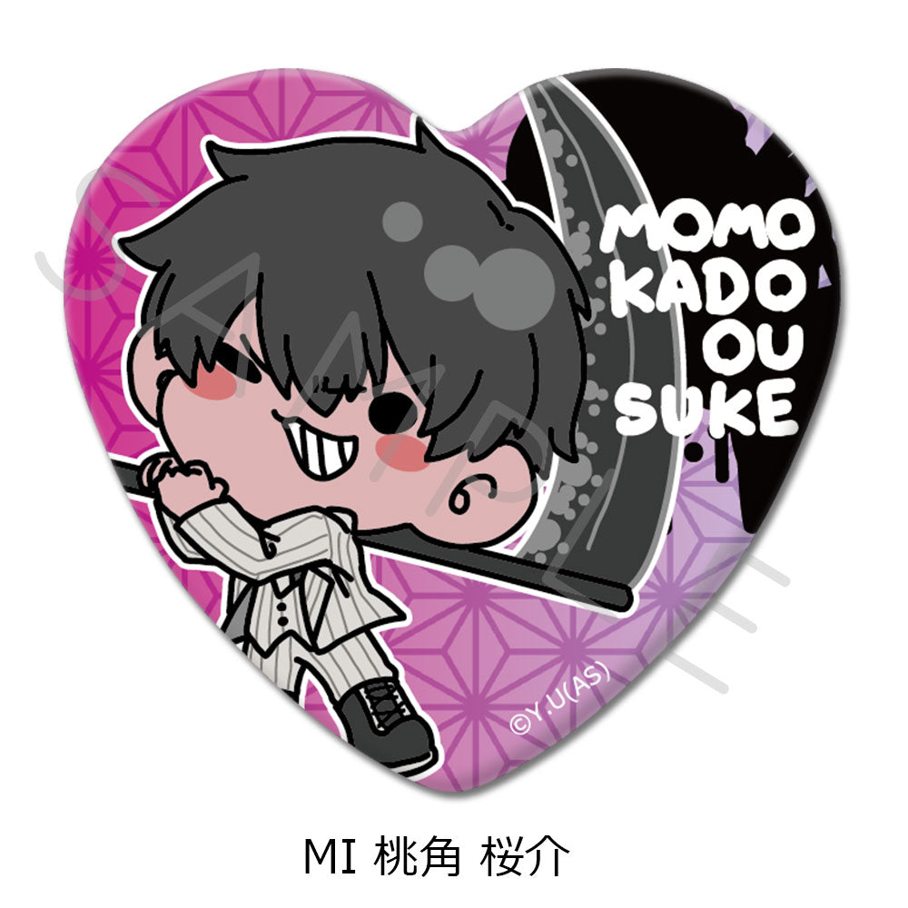 桃源暗鬼 ロング缶バッジ 桃角桜介 39点 桃源暗鬼 ロング缶バッジ