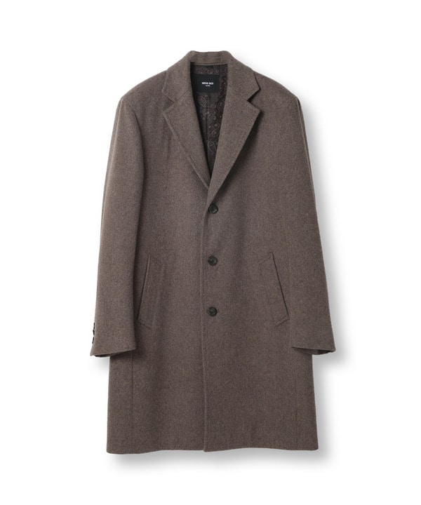 スーパ－140ウールビーバーチェスターコート｜メンズファッション通販