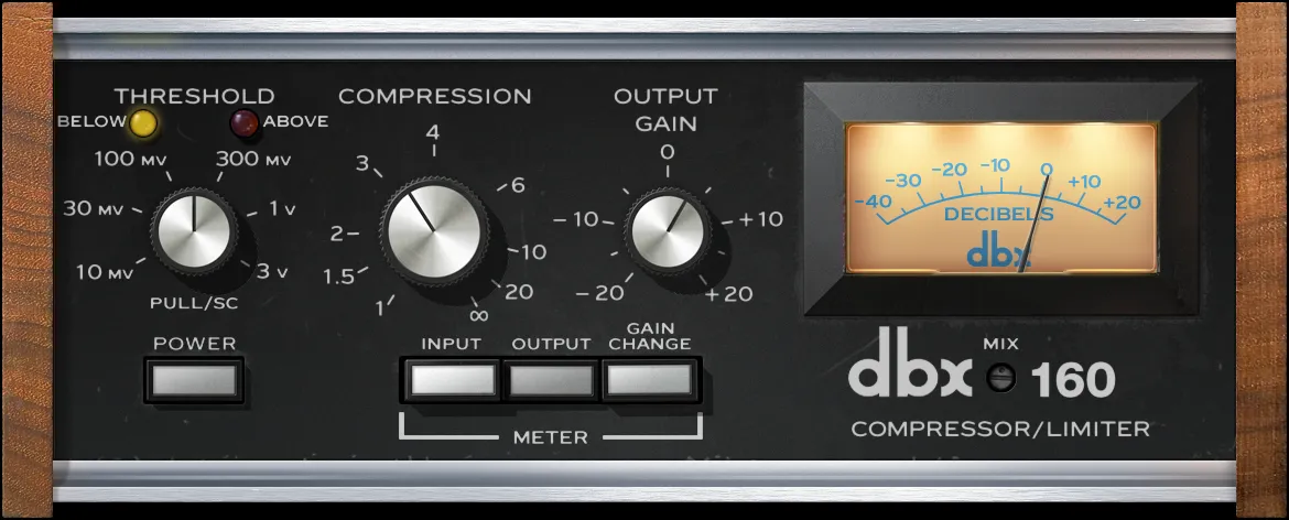 Universal Audio | dbx® 160 Compressor / Limiter | 正規輸入代理店