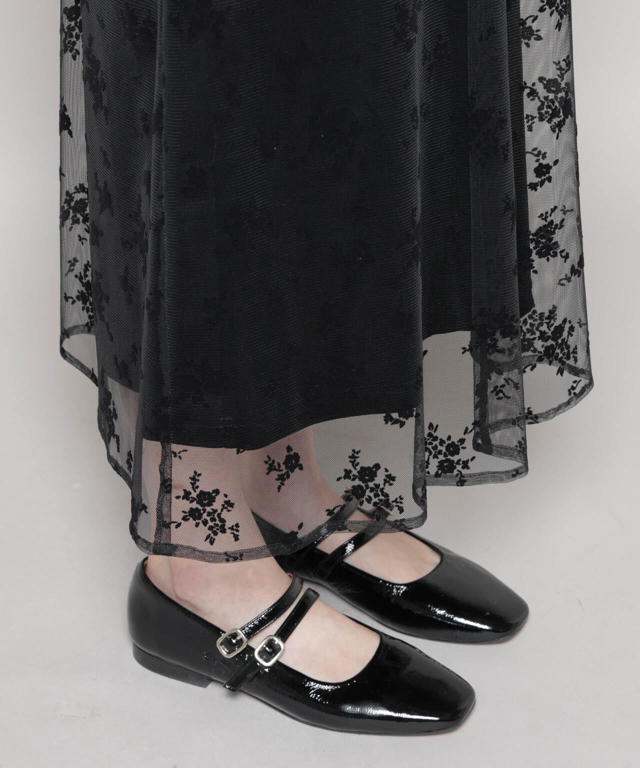 kaene / フロッキー ベロア 2way ドレス