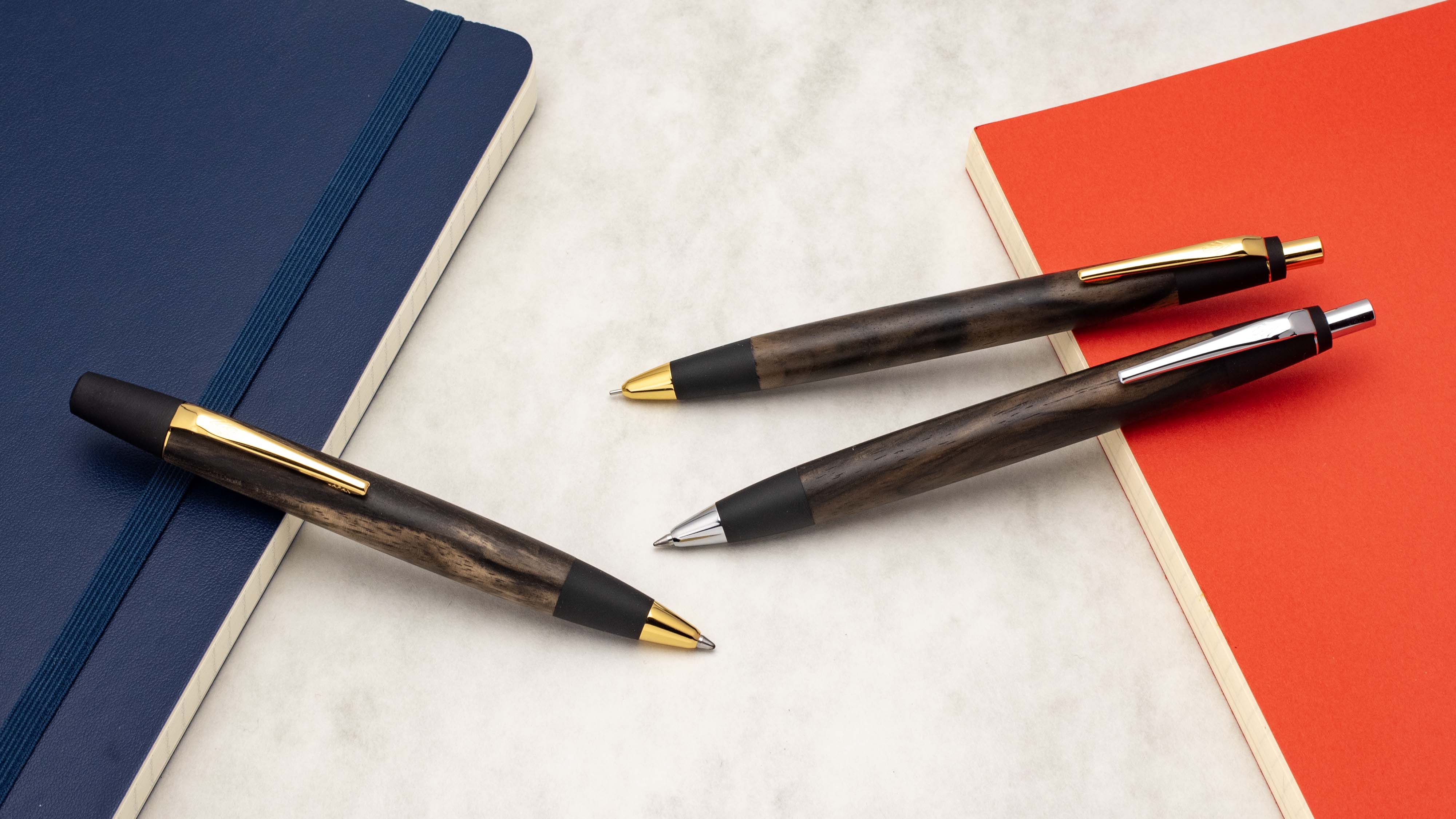 野原工芸 ブライヤー特上杢 スリムボールペン(保証書ナンバー未記載の