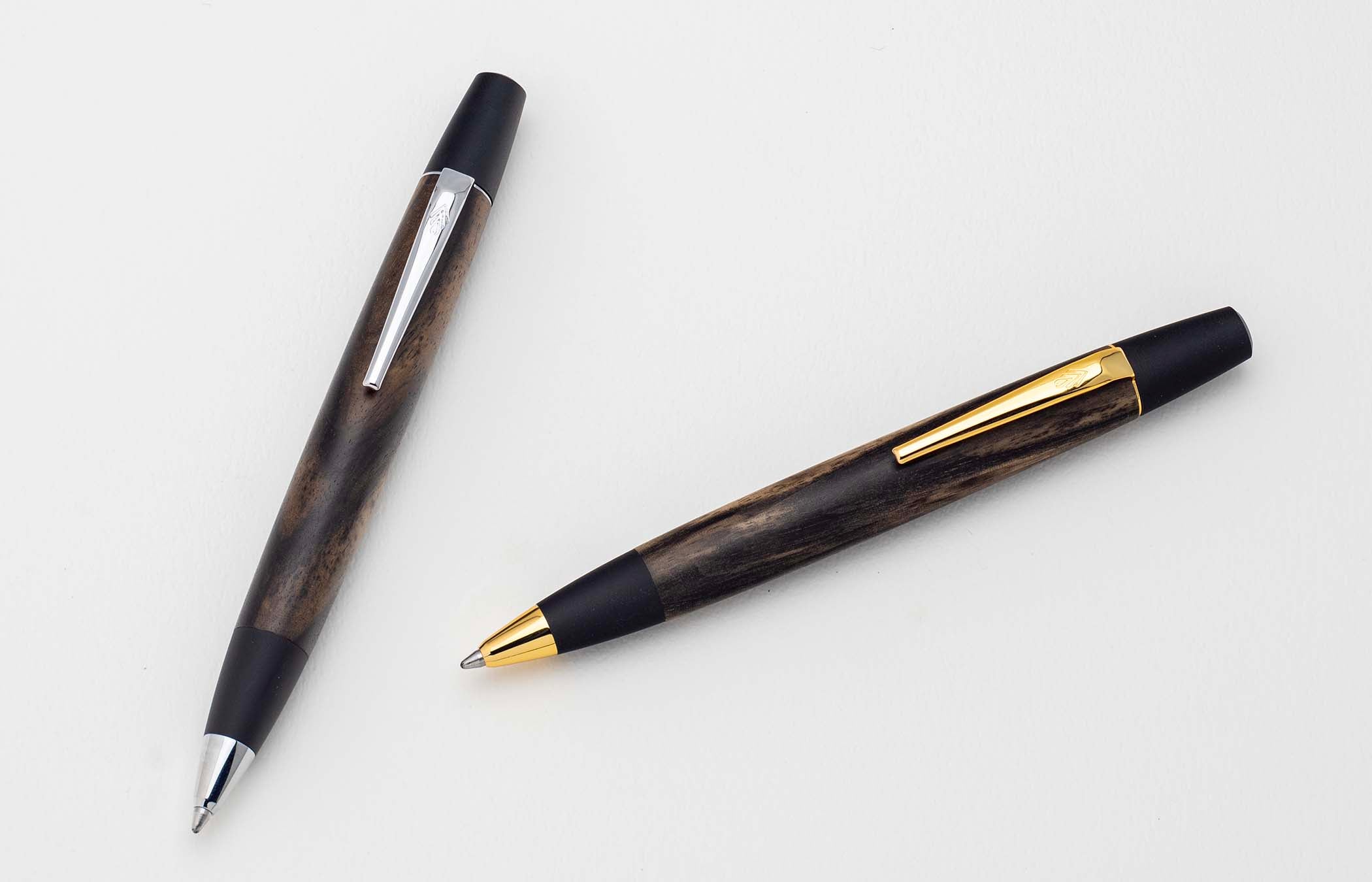 こぶた工房 特上黒柿孔雀杢 シャーペン 0.5mm 144ペン工房翌檜 特