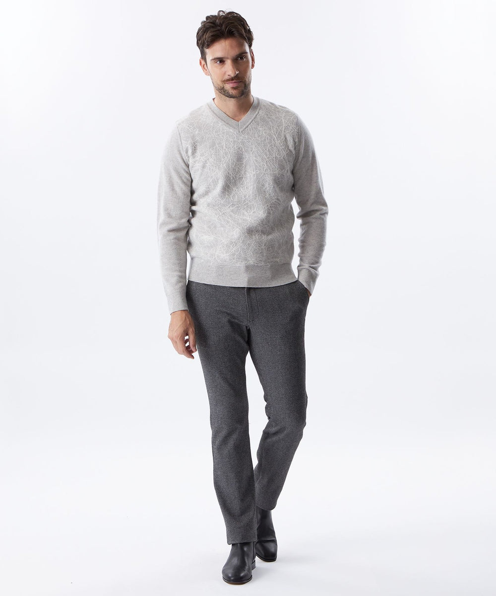 ニードルパンチVネックニット(トップス)｜EPOCA UOMO(エポカ ウォモ)の