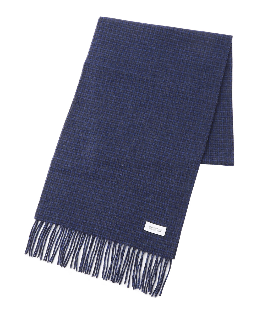 ウォッシャブルカシミヤ ブリティッシュチェックマフラー(マフラー