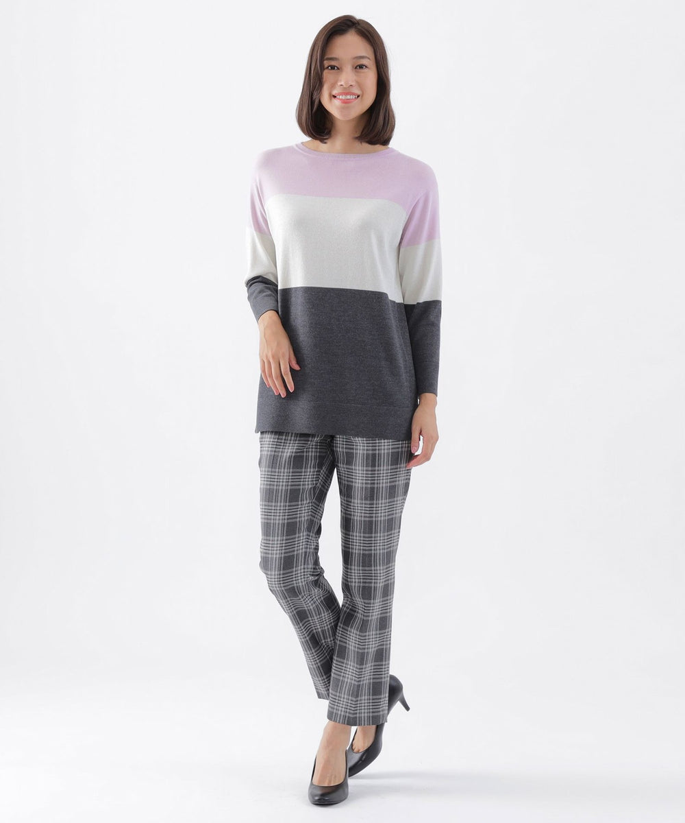 ウォッシャブル】ストレッチツイルテーパードパンツ(パンツ)｜TRANS