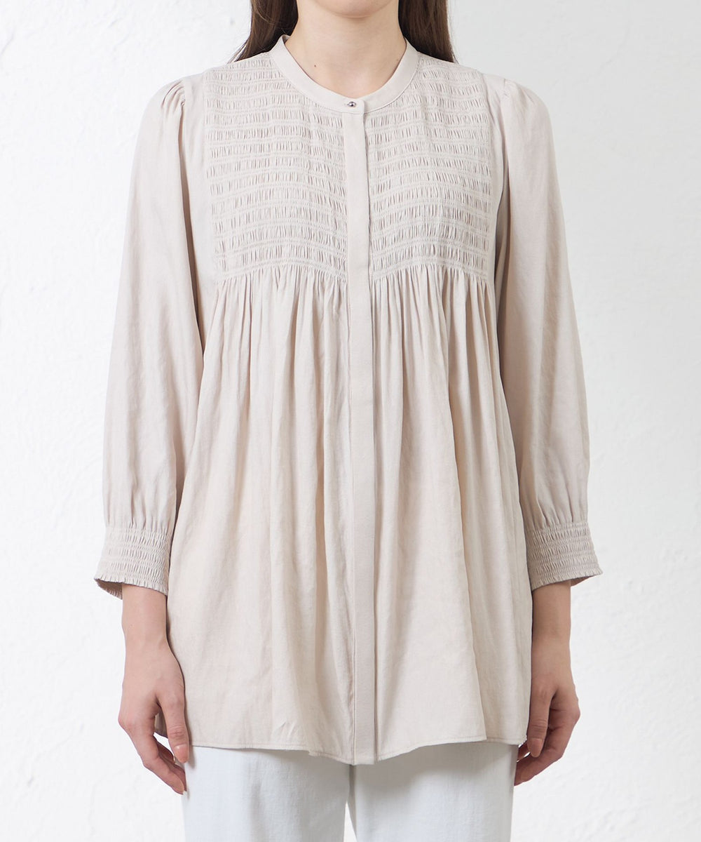 ヴィンテージスラブシャーリーブラウス(トップス)｜AMACA(アマカ)の