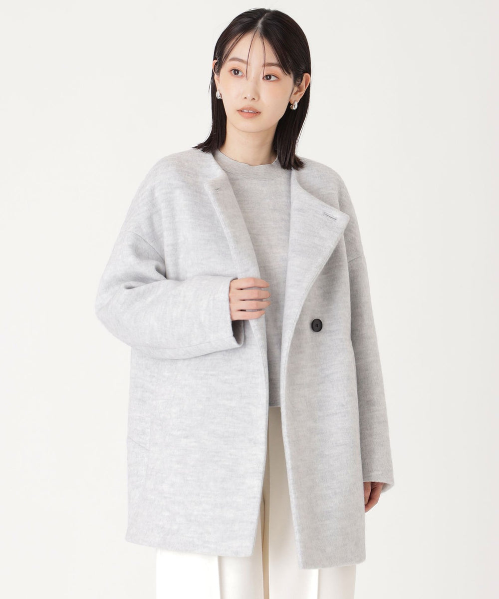 イチオシ/蓄熱裏地】シャギーボンディングミドルコート(コート)｜CAST