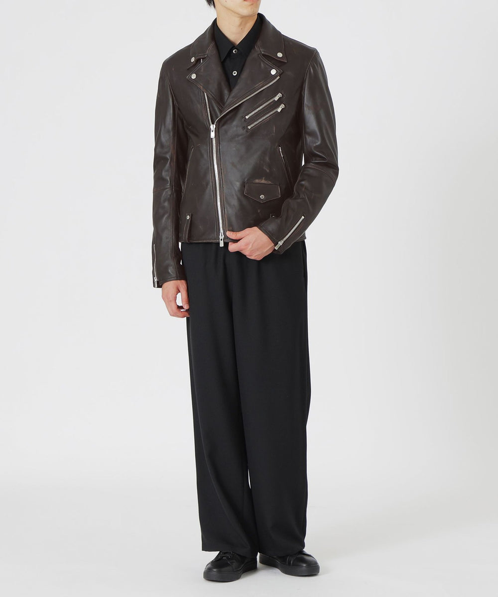 エイジングレザーダブルライダース(ブルゾン)｜LOVELESS(ラブレス)の