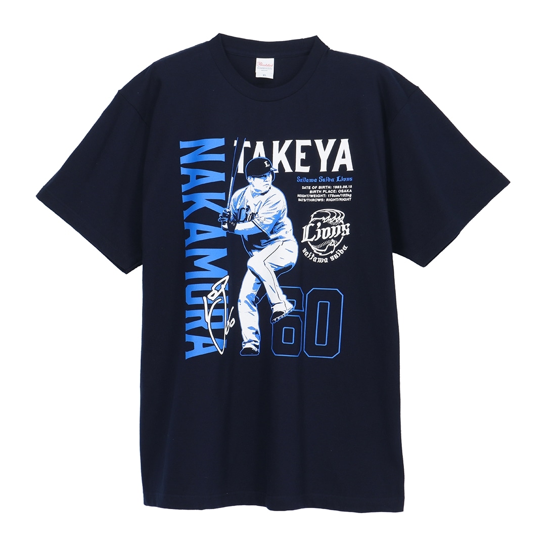 プレイヤーズデザインTシャツ #60 中村 剛也(S): Tシャツ | 埼玉西武