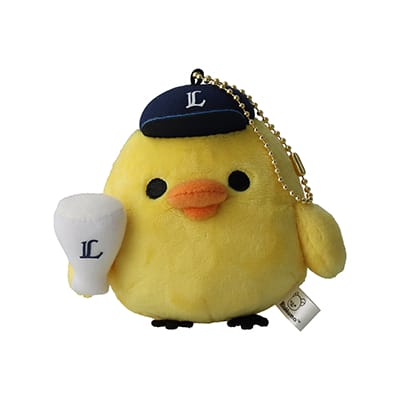 リラックマ×ライオンズ マスコットキーチェーン キイロイトリ: 雑貨