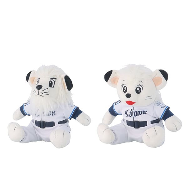 お座りレオS 白獅子ユニフォームVer.: 雑貨 | 埼玉西武ライオンズ公式