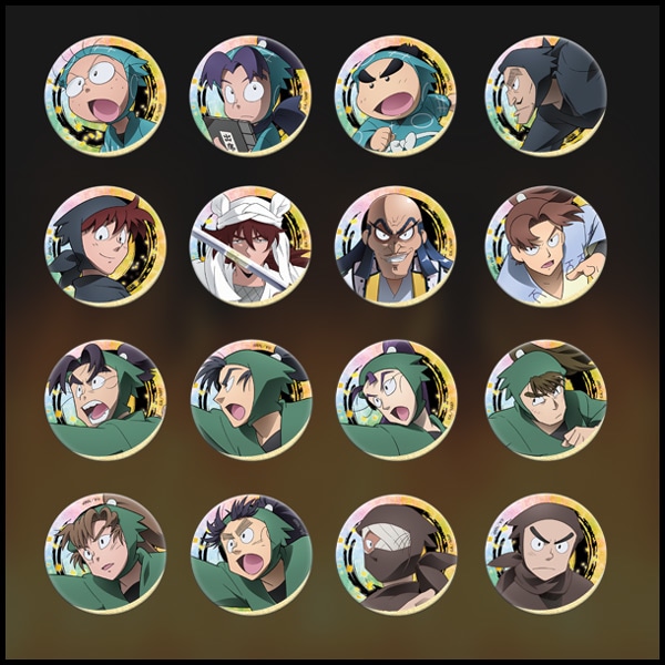 善法寺伊作 軍師缶バッジ 20個 忍たま乱太郎 セガ ラッキーくじ 善