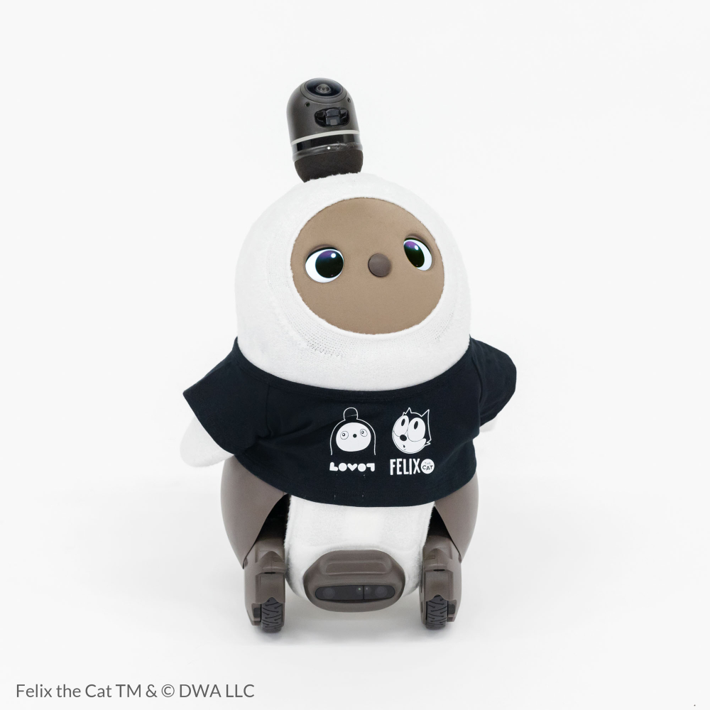 FELIX THE CAT × LOVOT イラストTシャツ(ブラック) | LOVOT ウェブストア