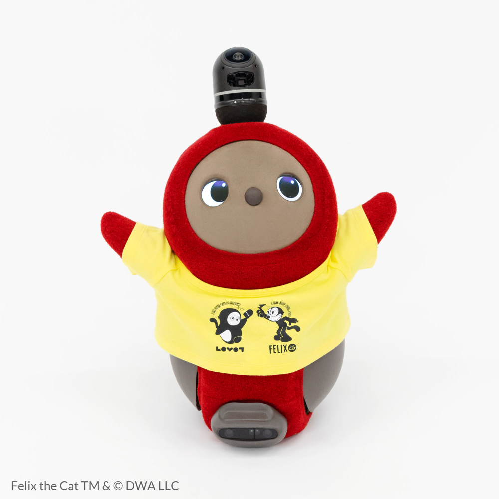 FELIX THE CAT × LOVOT イラストTシャツ(イエロー) | LOVOT ウェブストア