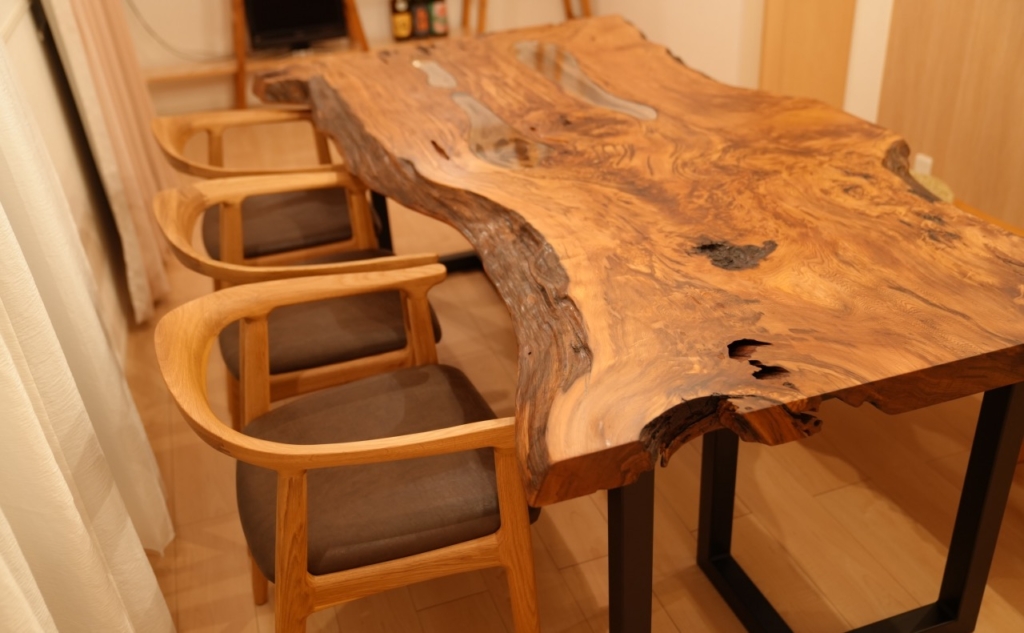 天然木一枚板テーブル | 銘木製品 | 銘木・銘木製品専門店 銘木