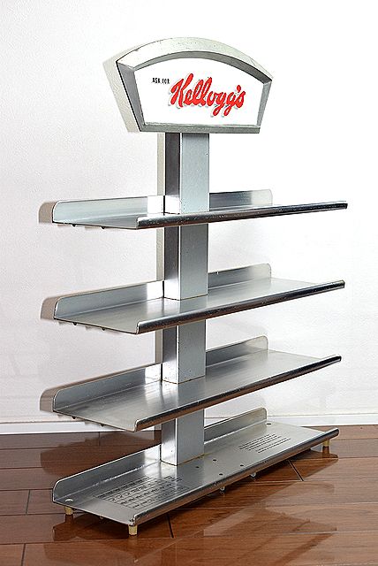 レア！ ケロッグ シェルフ ストアディスプレイ ラック アメトイ 看板