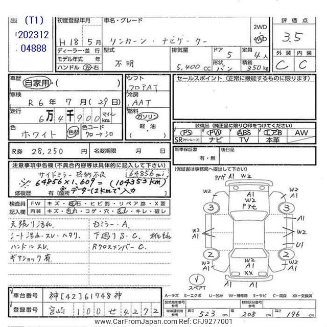 2006 Lincoln Navigator Unknown - Car Price $2,803