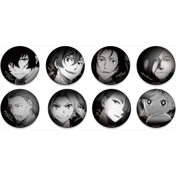 文豪ストレイドッグス 文スト 黒の時代 太宰治 レザー風缶バッジ 文豪