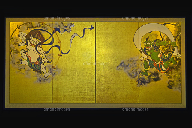 京都府 建仁寺 風神雷神図[22456004353]の写真・イラスト素材｜アマナ