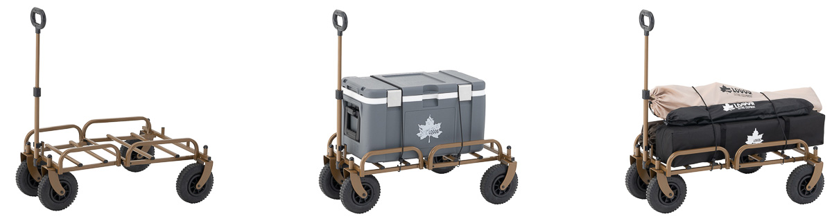 カート？台車？ワイルドタイヤの頑丈「ニグルマ」で大きな荷物も一気に