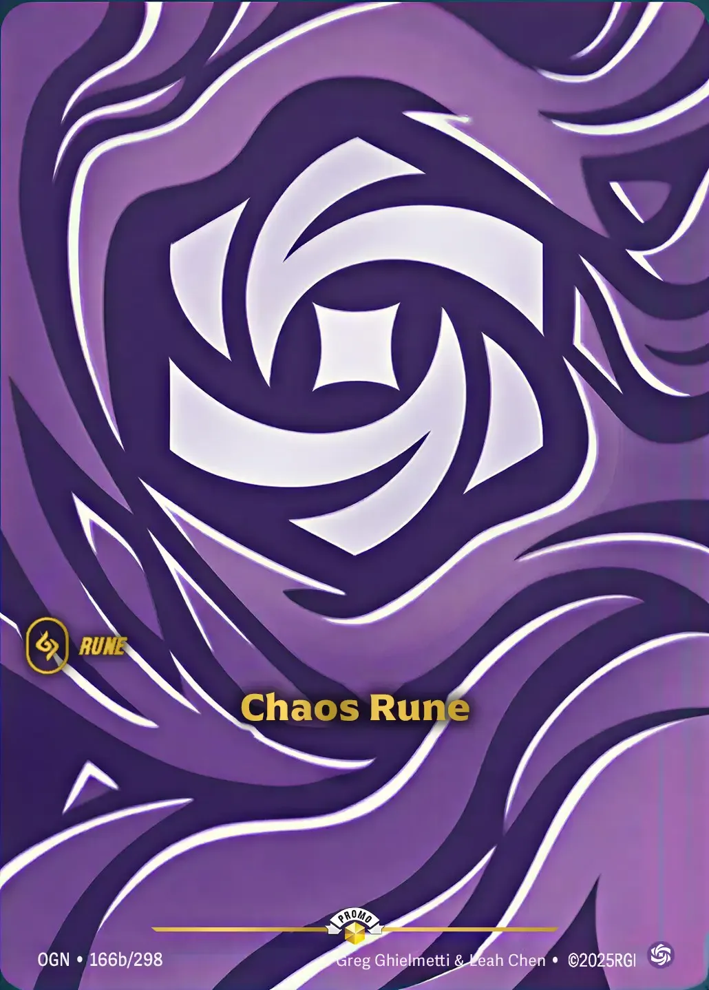 OGN-166b Chaos Rune Card - Riftbound TCG