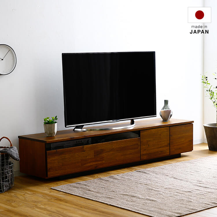 幅180] 日本製 ローテレビ台 49V型対応 完成品 天然木 | 【公式】LOWYA