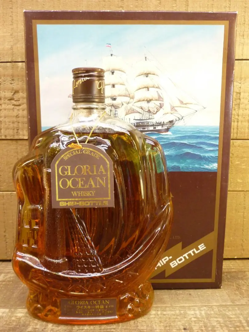 三楽オーシャン グロリアオーシャン シップボトル ウイスキー特級 760