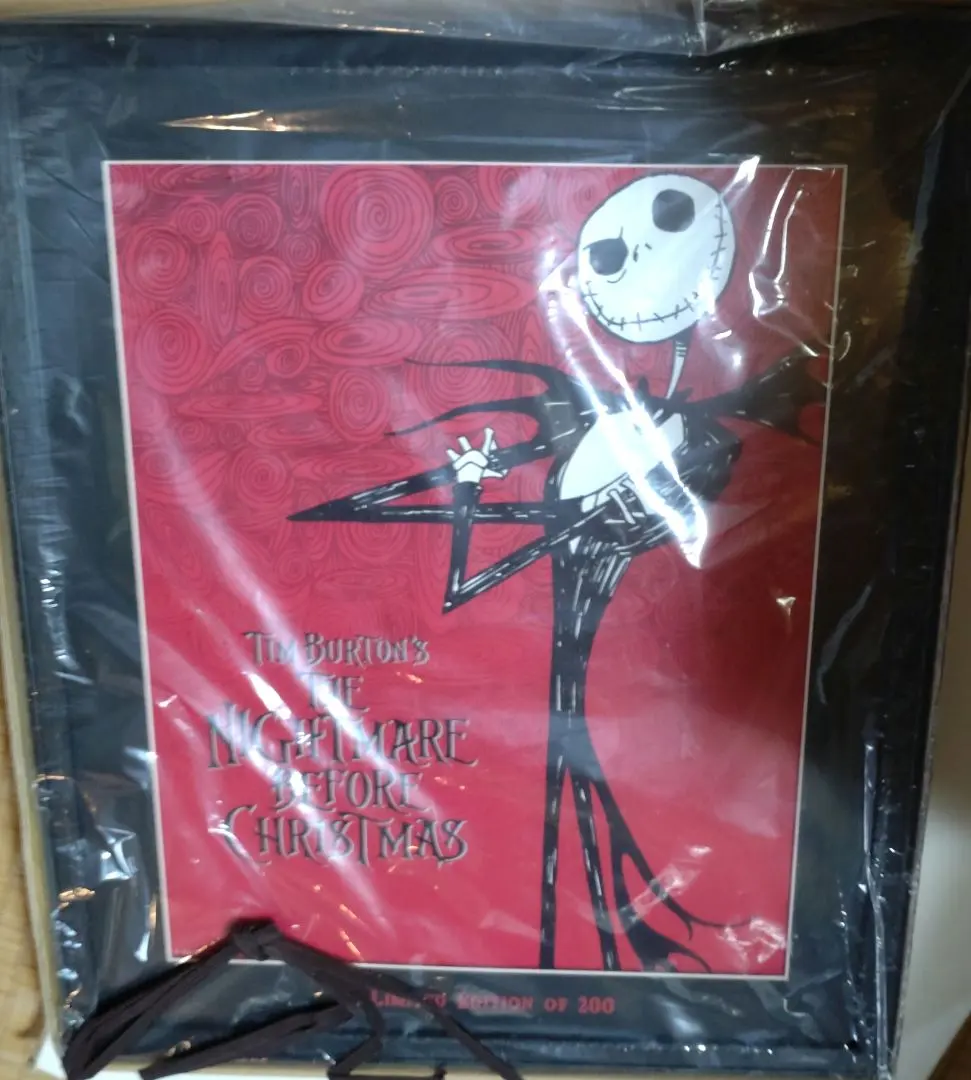 超希少/限定250】『ナイトメア・ビフォア・クリスマス』リトグラフ