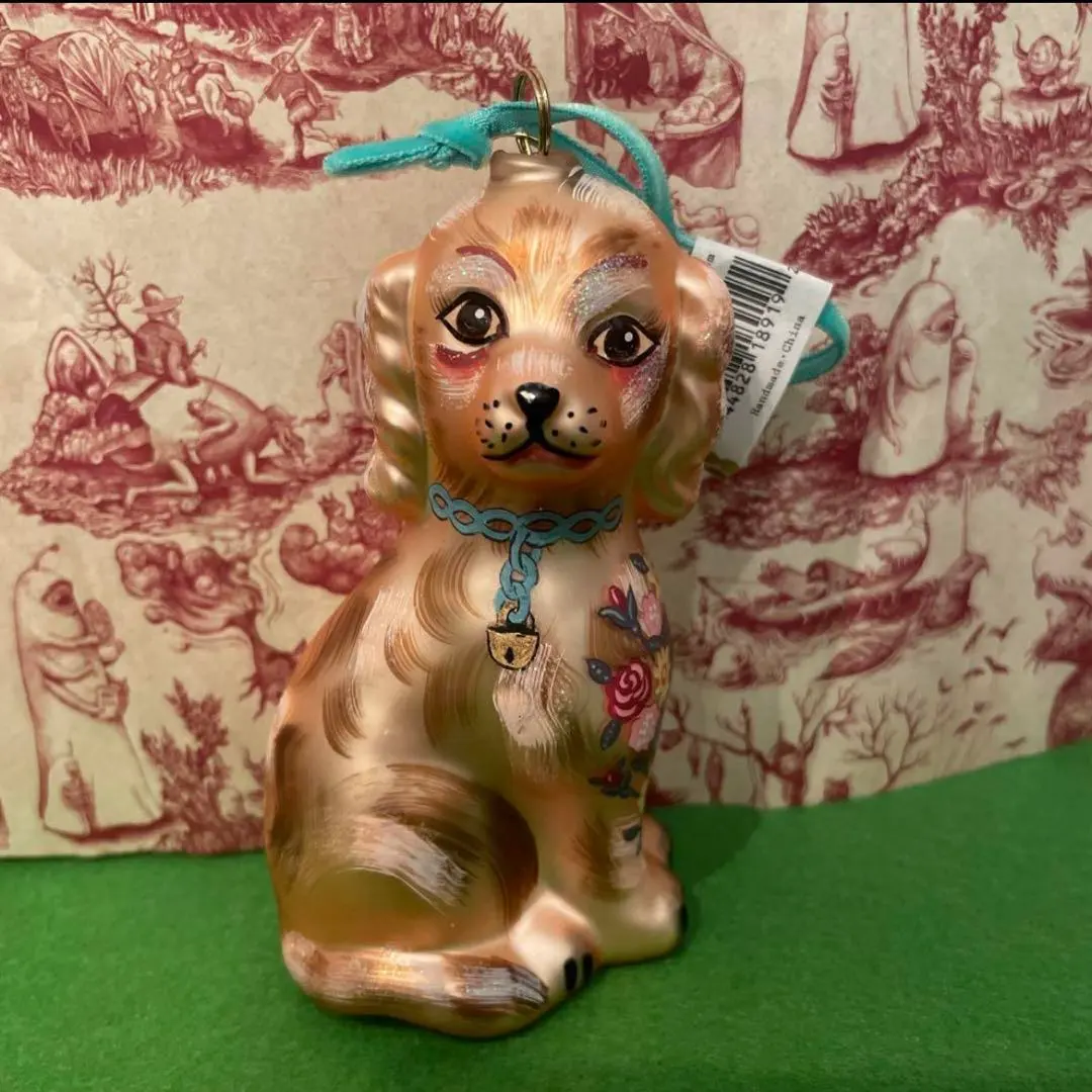 英国ヴィンテージ ♤ スタッフォードシャードッグ 小さめ14cm