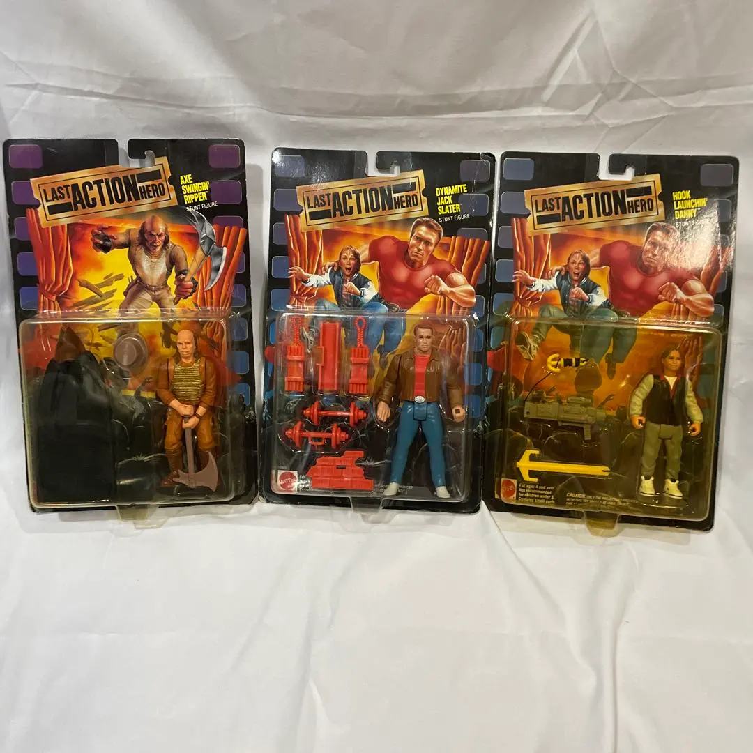 TOY 未開封 1993 ラストアクションヒーロー フィギュア 3体セット