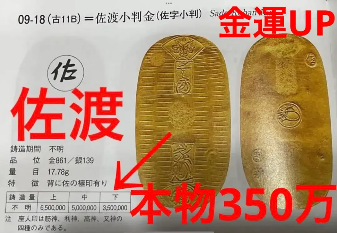 2026年最新】佐渡小判金の人気アイテム - メルカリ