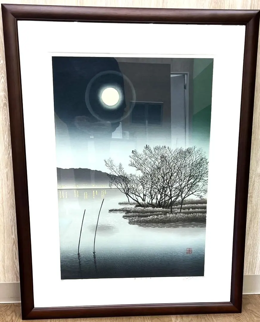 希少絵画油絵宮本秋風残照