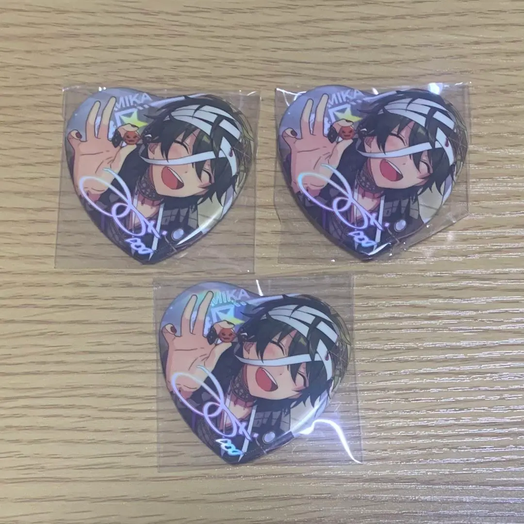 あんスタ 願望缶バッジ 中国 Valkyrie 影片みか セット ハート缶バッジ