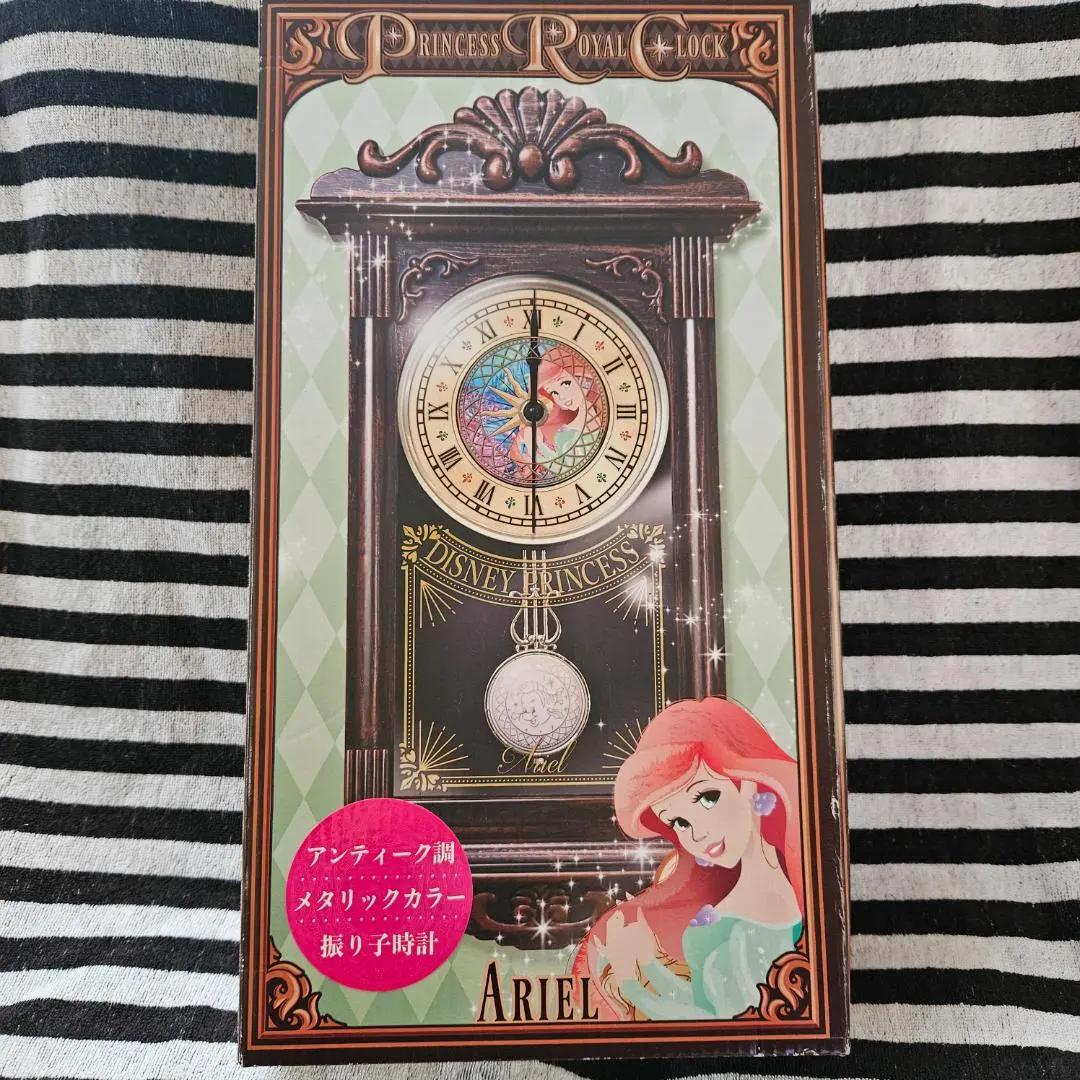 リトルマーメイド】アリエル壁掛け時計ストーリーコレクション箱あり未使用
