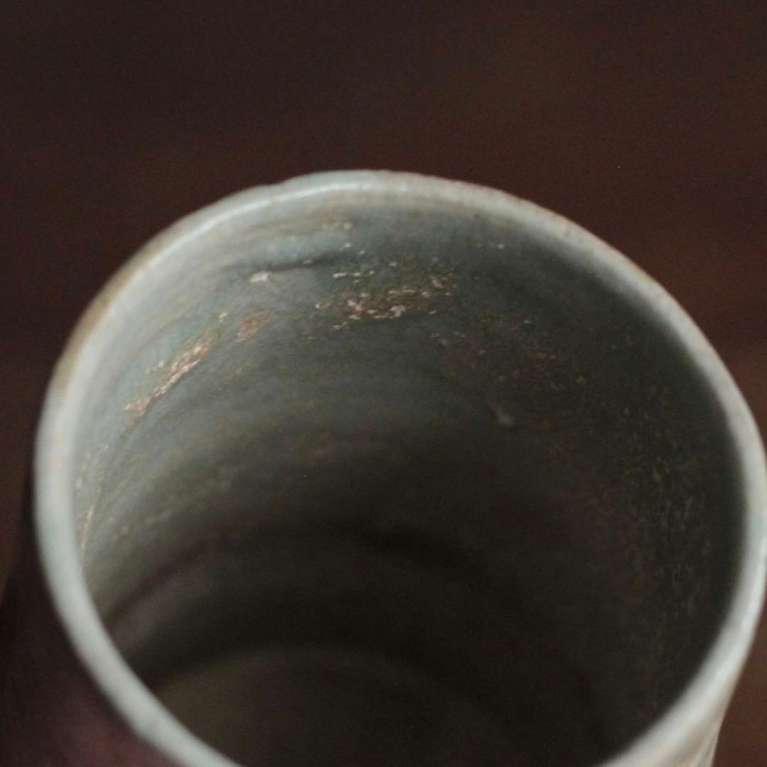 狂言袴 筒盃 筒碗 李朝筒盃 朝鮮美術 ぐい呑み 古美術