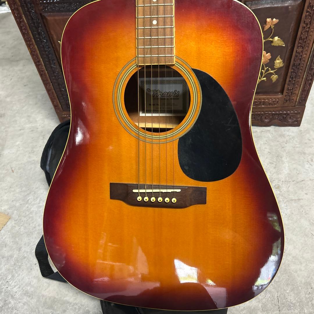 Mavis mw-180アコースティックギター サンバースト - メルカリ