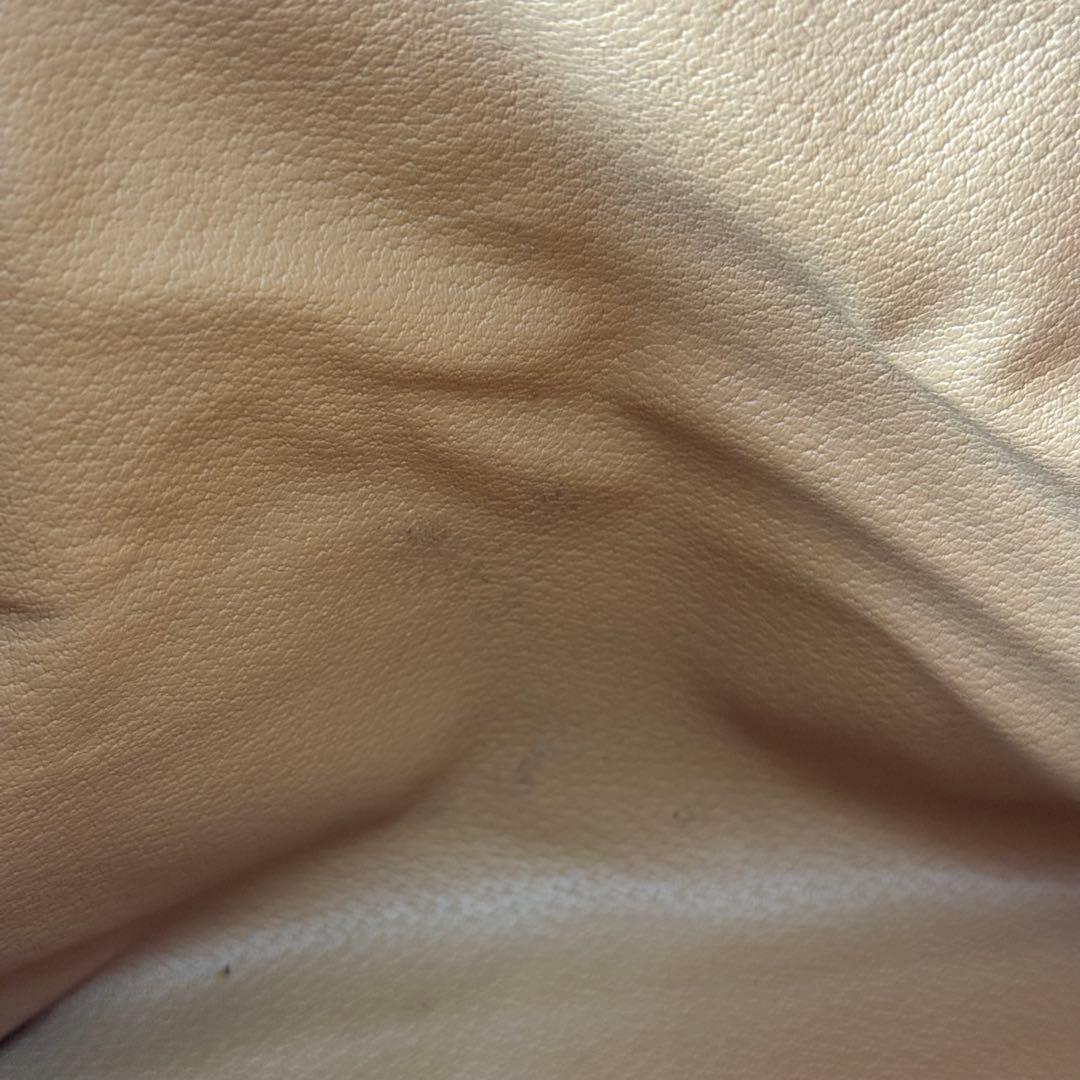 セリーヌ マカダム ハンドバッグ ミニボストンバッグ PVC レザー ブラウン