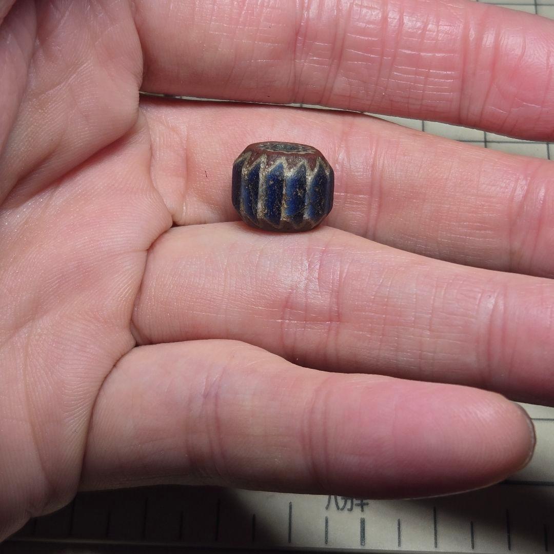 雰囲気抜群 中粒サイズ 7層シェブロンビーズ goro's等のカスタムに 4層