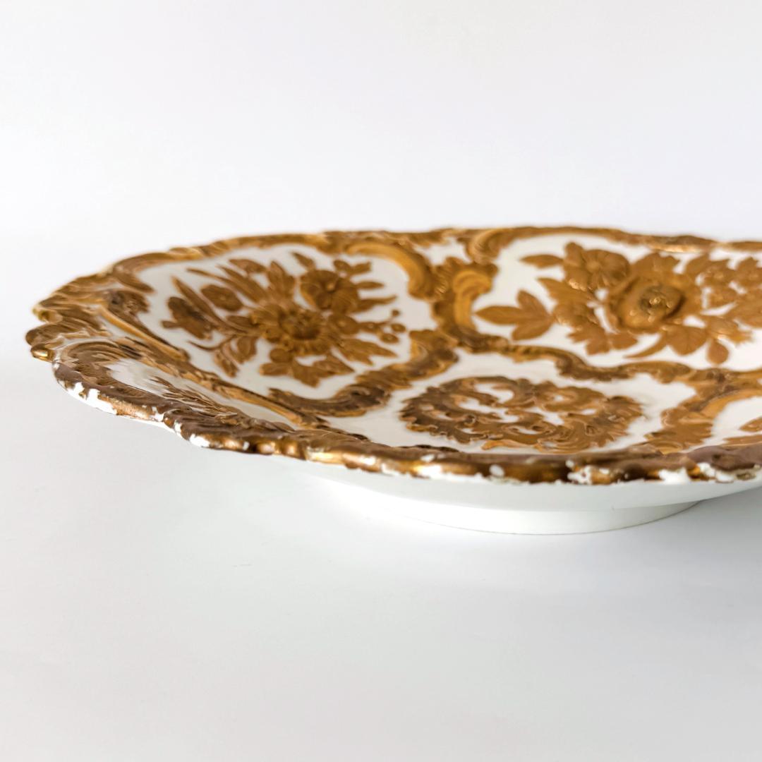 ☆マイセン☆1級品 プレート ゴールドグランツ バラ 28cm プレート