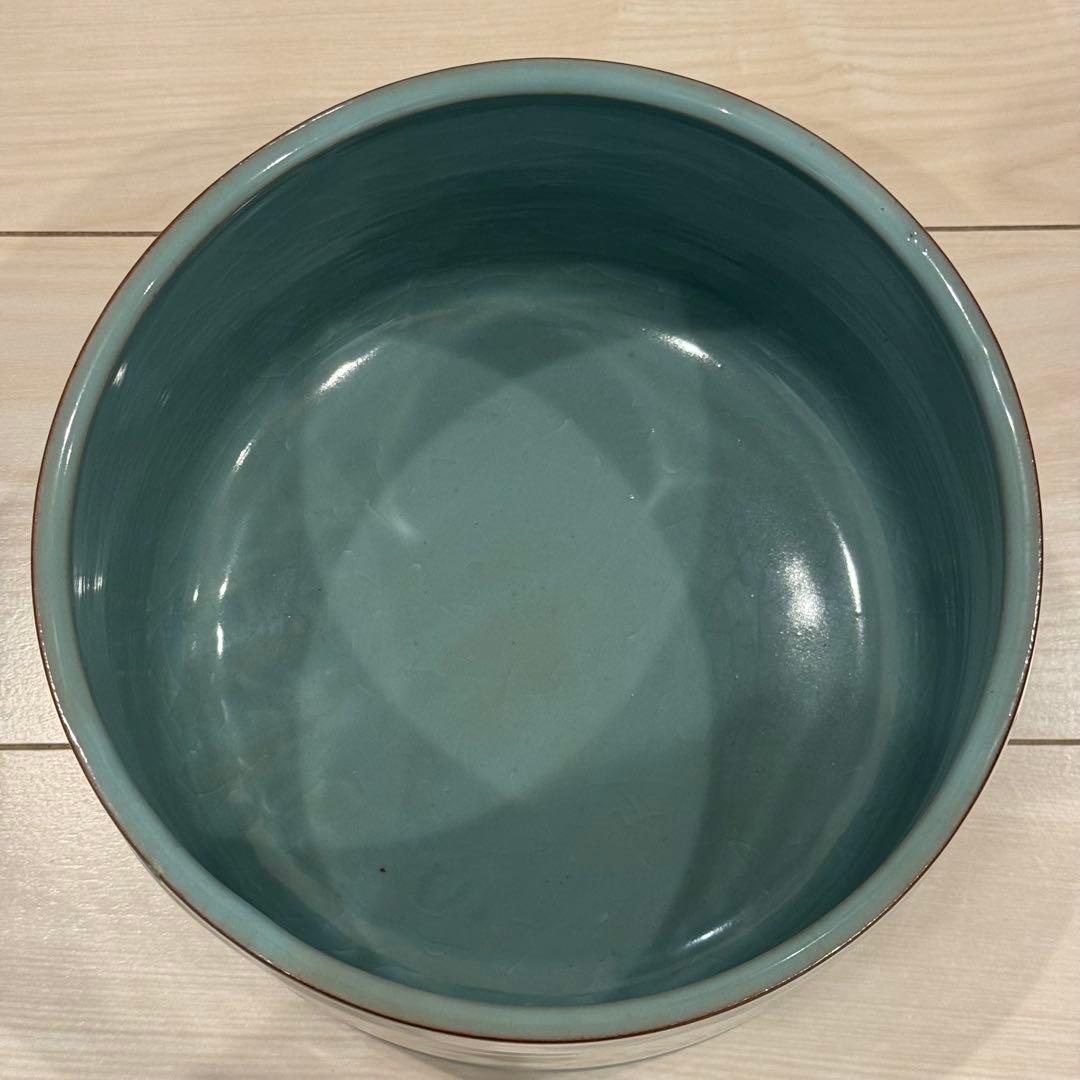 青磁 飾り壺小野卓