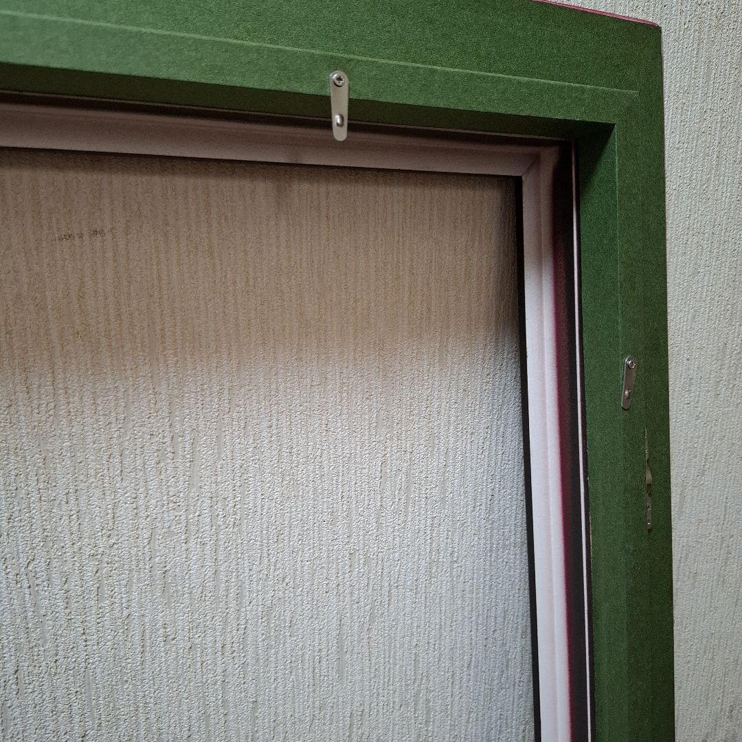 カッコイイ※黒っぽい茶色 油彩額縁 クラシックデザインF15 ひび割れ加工