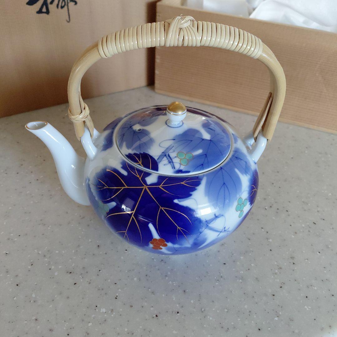 深川製磁 瑠璃葡萄 茶器揃※難アリ - メルカリ